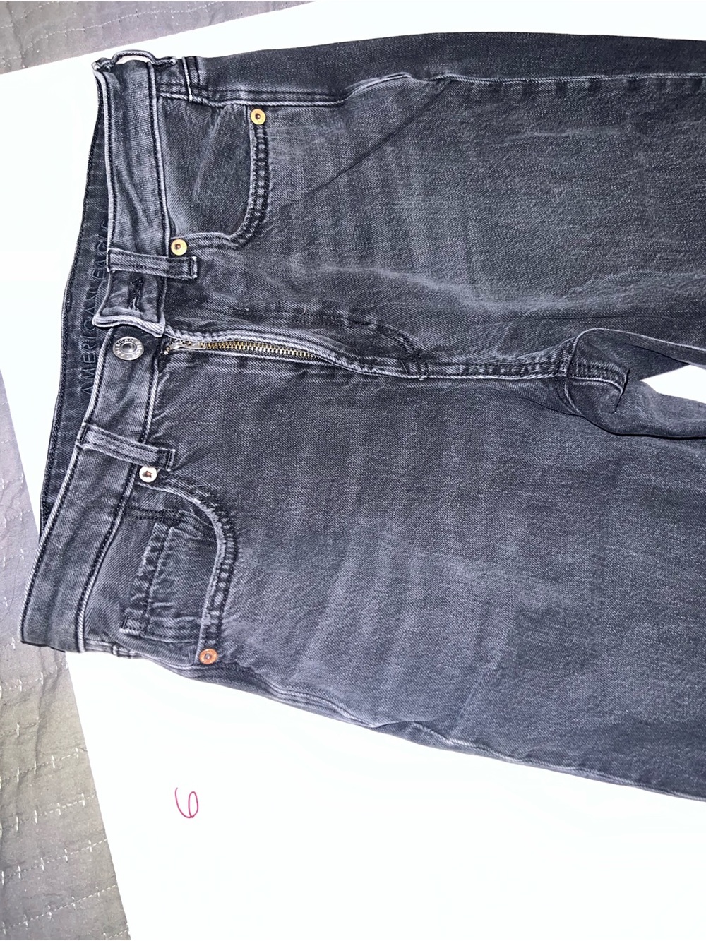 American Eagle Outfitters High-Rise Black Slim Jeans